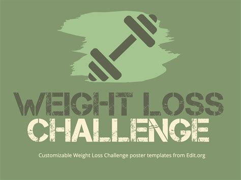 Weight Loss Challenge Flyer Templates