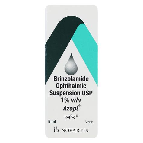 Buy AZOPT Eye Drops 5ml Brinzolamide Ophthalmic Suspension Netmeds