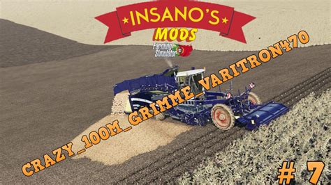 Crazy 100m GRIMME Varitron470 Récolteuse de pommes de terre v1 0 FS19