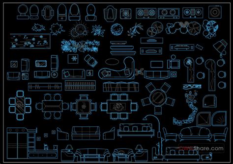 furniture cad blocks   autocad furniture block high