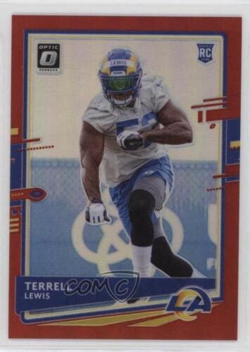 2020 Panini Donruss Optic Rookies Red Prizm 99 Terrell Lewis 141