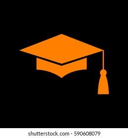 Orange Graduation Cap Photos Images Pictures Shutterstock