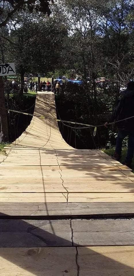 Colapso De Puente Colgante En Chiapas Deja 3 Personas Lesionadas