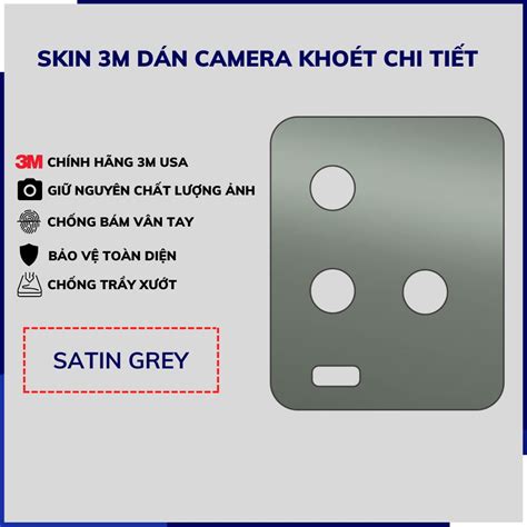 Miếng Dán Camera Iqoo 10 Skin 3m Chính Hãng Nhập Khẩu Từ Usa Chống Trầy Xướt Mua 1 Tặng 1 Phụ