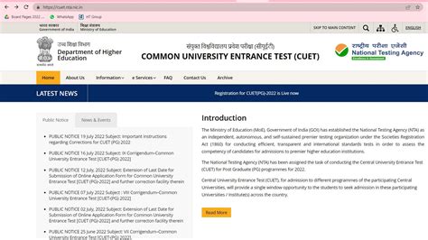 Cuet Pg Application Correction Window Opens Today Know How To