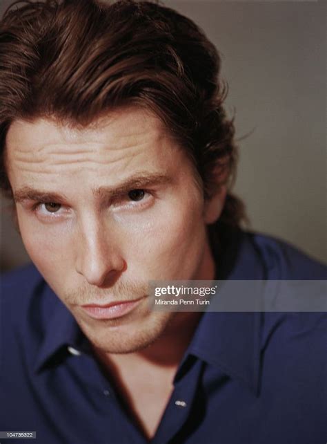 Actor Christian Bale Poses For A Portrait Session In 2003 News Photo