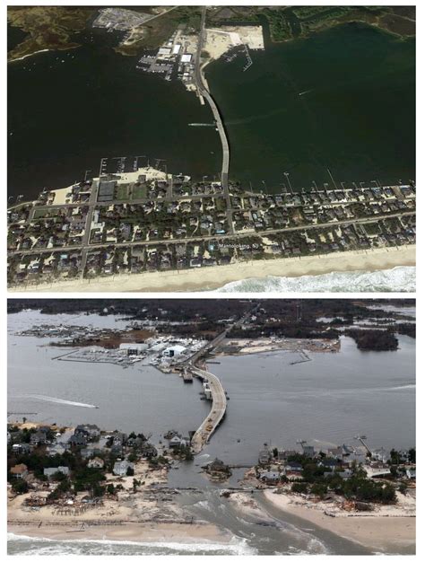 Photos Before And After Hurricane Sandy Hurricane Sandy Effects Of