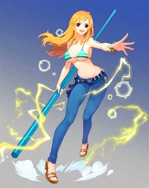 One Peice Anime One Piece Fanart Amane Misa Nami Swan Arte Ninja