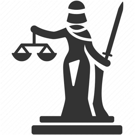 Court Goddess Judge Judiciary Justice Lady Justice Tribunal Icon