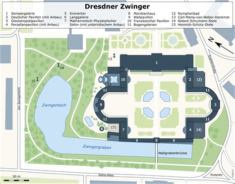 GERMAN ROCOCO; Germany- Site plan of The Zwinger, 1716-18, Dresden, by ...