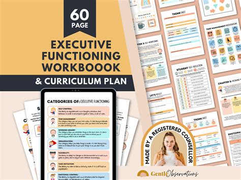 Executive Functioning Worksheets for Kids ADHD Therapy - Etsy Australia