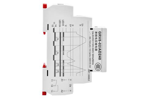 Grv8 02 Relé Monofásico De Monitoramento De Tensão Alta Precisão Geya