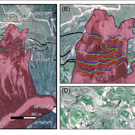 The Baige Landslide A Interpretation Map Of Baige Landslide