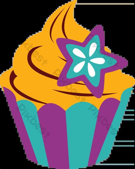 Cartoon Cupcakes Clipart