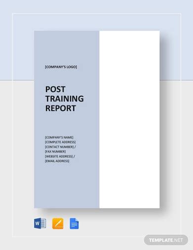 Training Report 25 Examples Format How To Write Tips Pdf