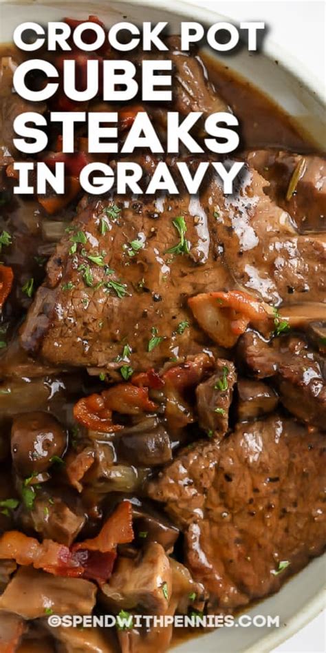 Crock Pot Cube Steak Gravy Hogyan K Sz Tsek