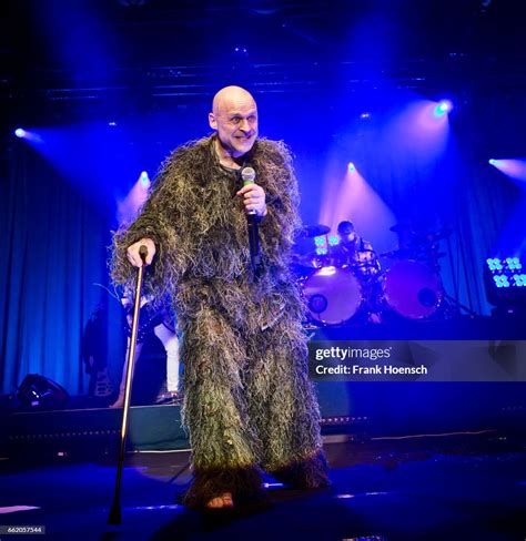 Singer Stumpen Of The German Band Knorkator Performs Live During A