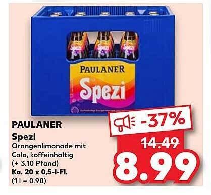 Paulaner Spezi Angebot Bei Kaufland