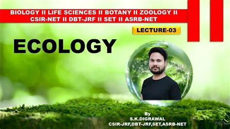 Ecology I Lecture 03 I Ecosystem I Biotic And Abiotic Factor I Life Sciences I Biology I Botany