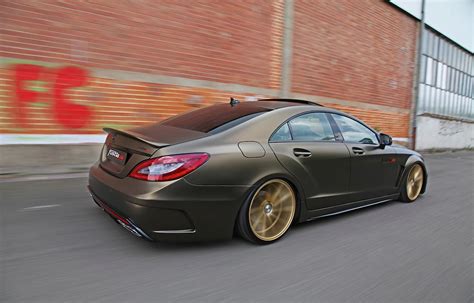 Stanced Mercedes Benz Cls By Fostla Is A Bit Too Much Autoevolution