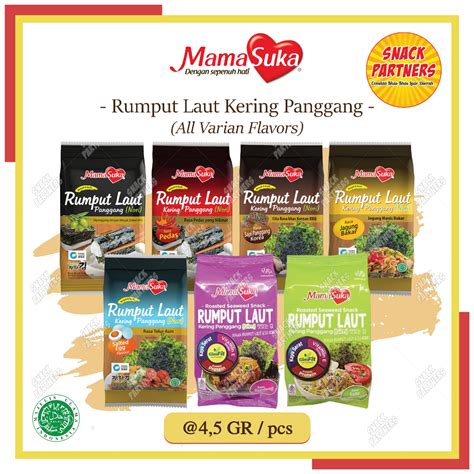 Jual MAMASUKA Rumput Laut Kering Panggang 1 BUNGKUS PCS GIM All