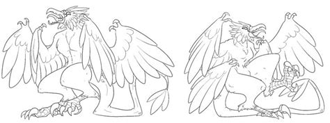 Anthro Avian Beast Base By Samalamb Bases On Deviantart Anthro Avian