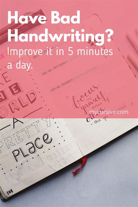 Have Bad Handwriting? Improve it in 5 minutes a day. - My Cursive