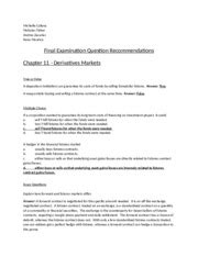 Fin Markets Inst Tutorial Sheet 6 Chapters 18 22 Docx Financial