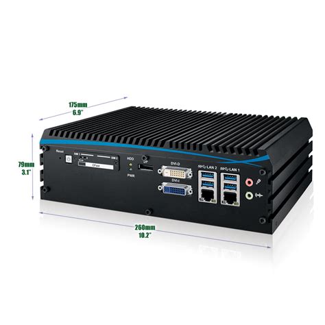 Echo F Poe Industrial Fanless Mini Pc With X Poe And X Sim Slots