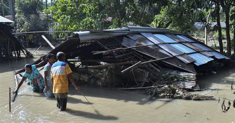 Assam Floods 11 Lakh Residents Affected Across 23 Districts