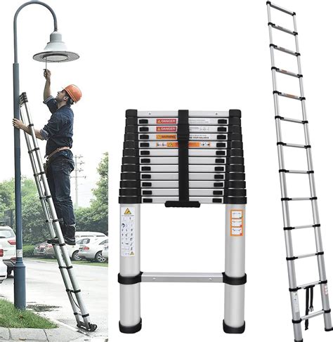 Heavy Duty Aluminum Telescopic Extension Multi Purpose Ladder Ft