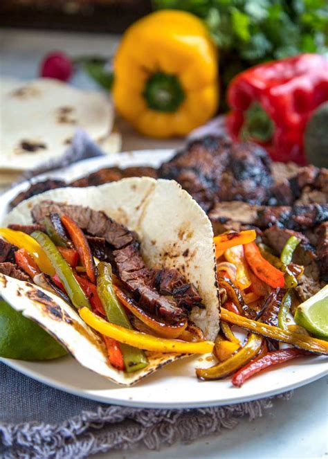 Mexican Grilled Steak Fajitas Recipe Deporecipe Co