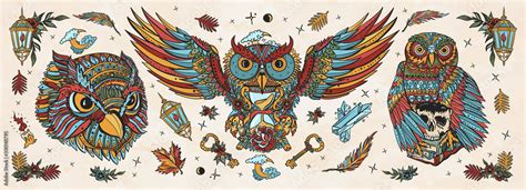 Share more than 81 traditional owl tattoo flash super hot - in.cdgdbentre