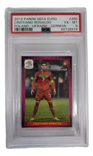 Panini Sticker Certificada Ronaldo Psa 6 Euro 2012 Portugal Envío Gratis