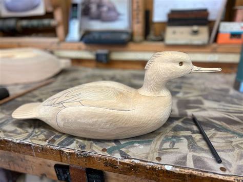 Mark Daisey Red Breasted Merganser Decoy Decoy Carving Duck Decoys