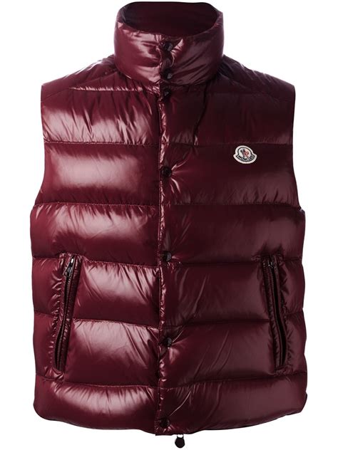 Moncler Tib Quilted Gilet In Red For Men Lyst