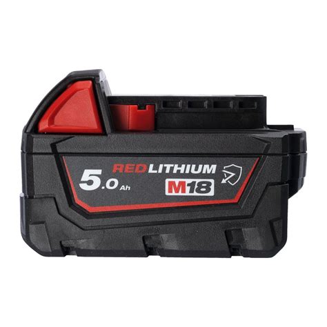 Milwaukee M18 B5 CR 18v Chemical Resistance REDLITHIUM 5 0Ah Li Ion