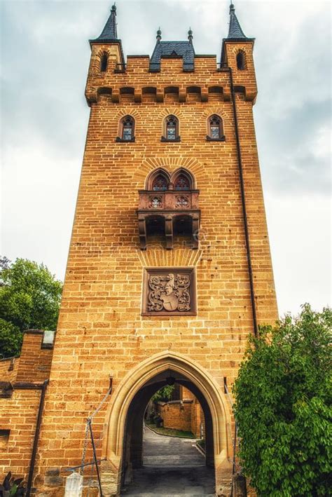 Castelo Na Floresta Negra Alemanha De Hohenzollern Imagem De Stock