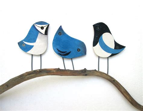 Bird Wall Art Ceramic Bird Wall Decor Outdoor Wall Art Etsy