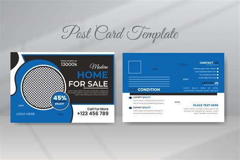 Real Estate Postcard Template Design 20642977 Vector Art at Vecteezy