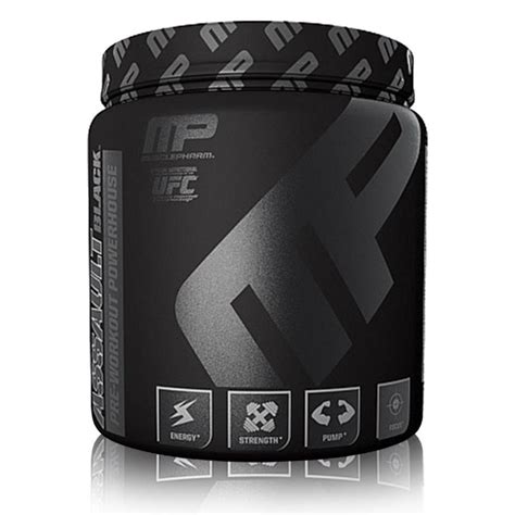 Pr Treino Assault Black Muscle Pharm G Centauro