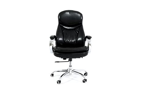 HIGH BACK OFFICE CHAIR PU BLACK WITH WHEELS - Sunfront Webseytu