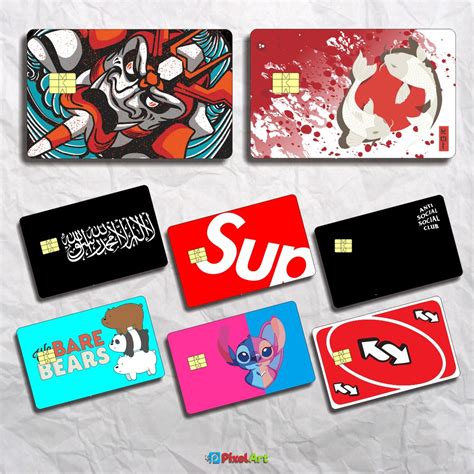 Jual Sticker Pelindung Kartu Skin Card Atm Sim Ktp E Money Stiker Motif