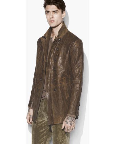 Brown John Varvatos Coats For Men Lyst