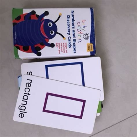 Baby Einstein numbers and shape discovery cards, Hobbies & Toys, Toys ...