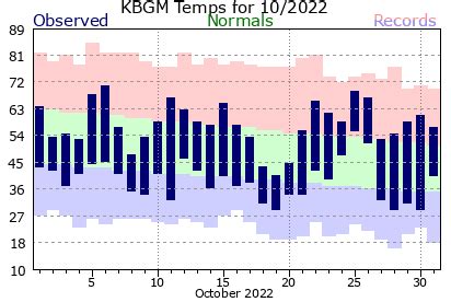 Local Month Year Temperature Precipitation Charts For Binghamton NY 2022