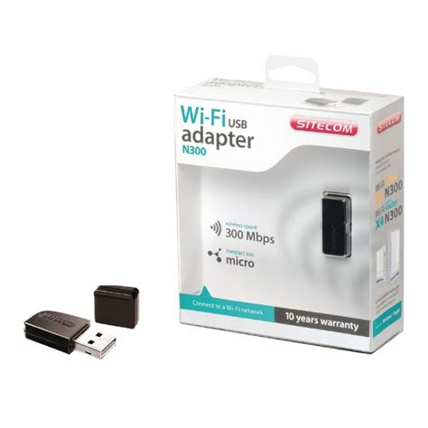 Sitecom Wi Fi Usb Adapter N300 Voor Draadloos Internet