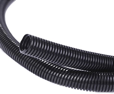 Alex Tech 25ft 1 2 Inch Split Wire Loom Tubing Wire Conduit Black