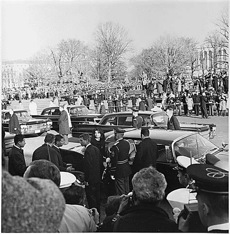 Crowds Line the Streets During JFK's Funeral