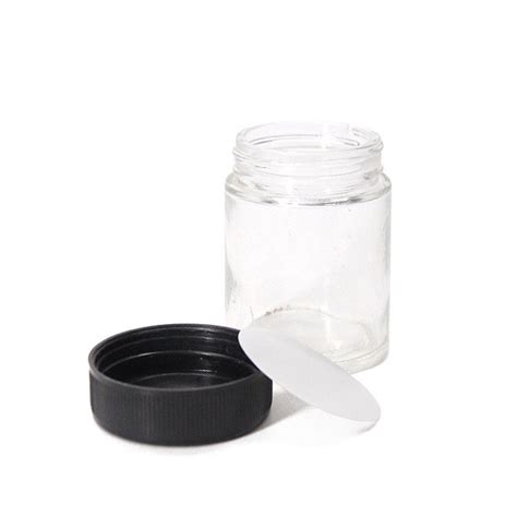 5g 10g 15g 1 Oz Cosmetic Glass Cream Jars With Plastic Lid